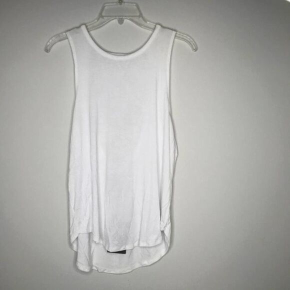 CHASER Cool Jersey Strappy Scoop Back Muscle Tank  - Picture 3 of 11